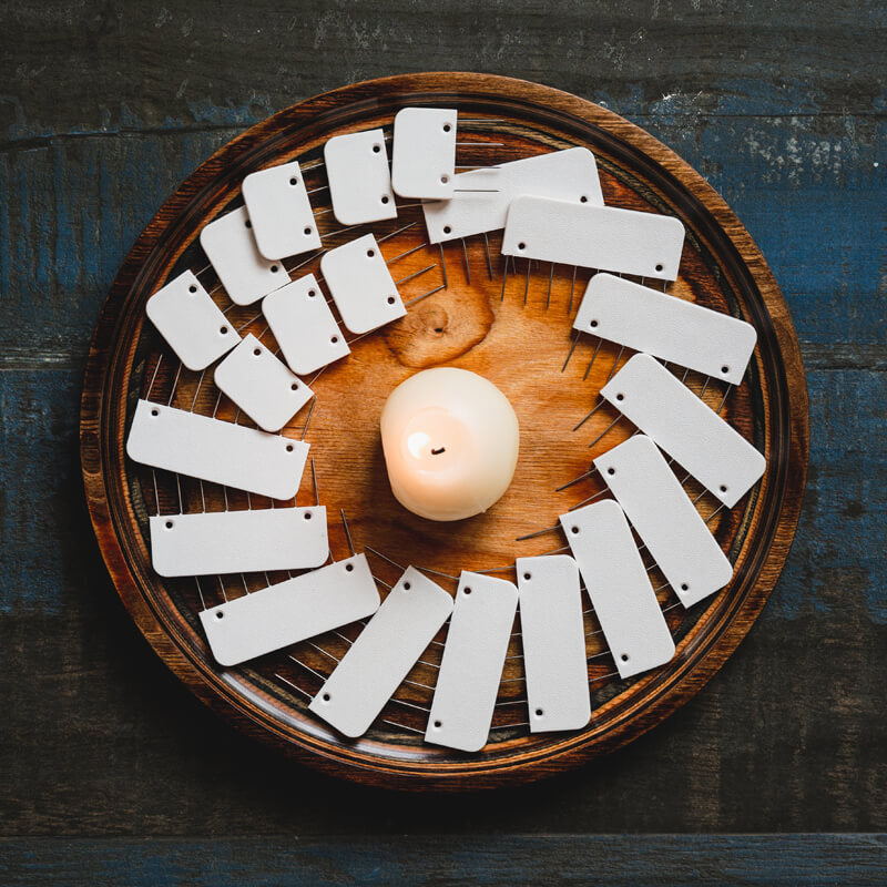 White knit blockers (pack of 20)