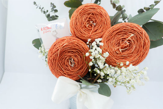 Copper Yarn bouquet