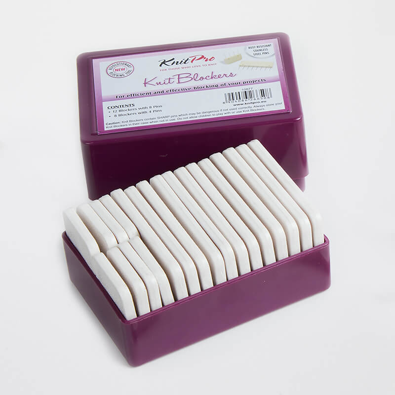 White knit blockers (pack of 20)