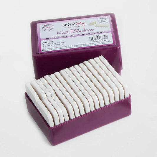 White knit blockers (pack of 20)