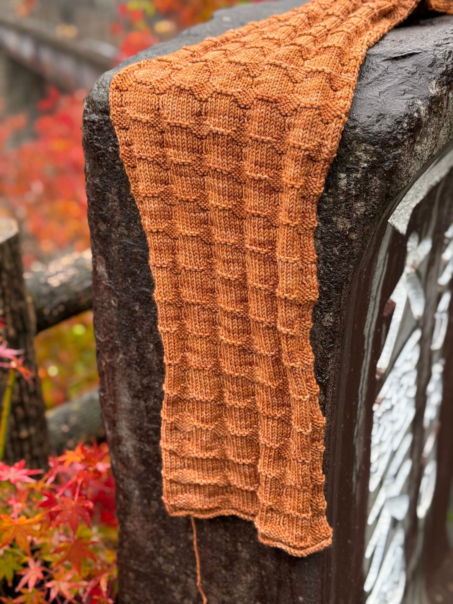 Knit Pattern - Octagon Roads Scarf