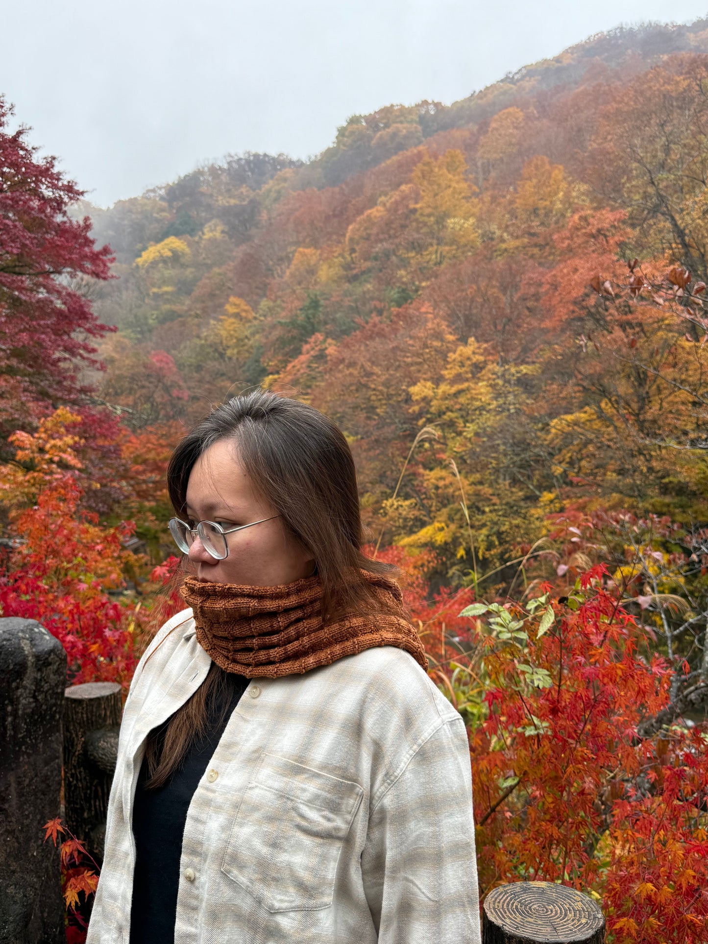 Knit Pattern - Octagon Roads Scarf