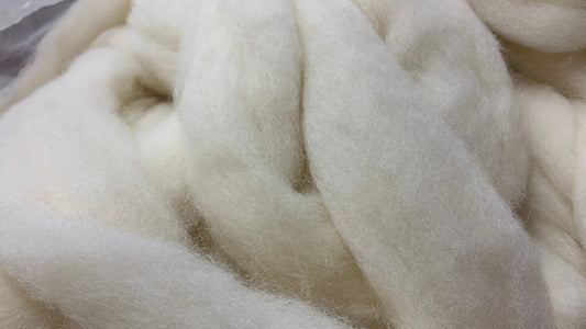 Undyed Southdown fiber