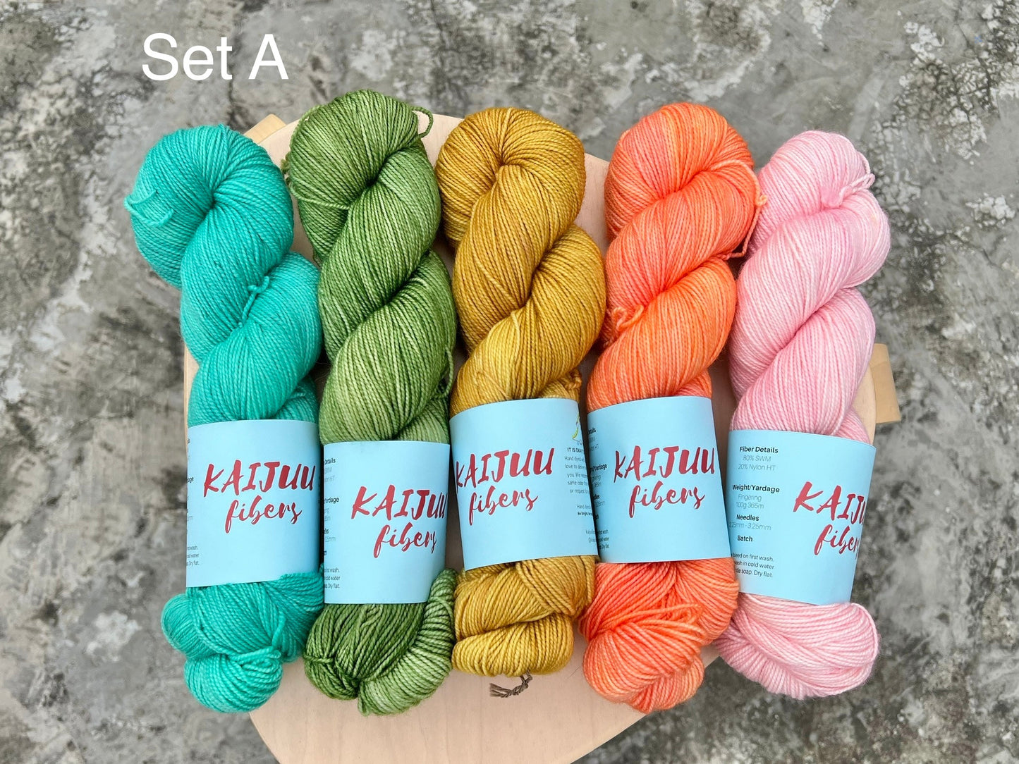 5 skeins shawl kit