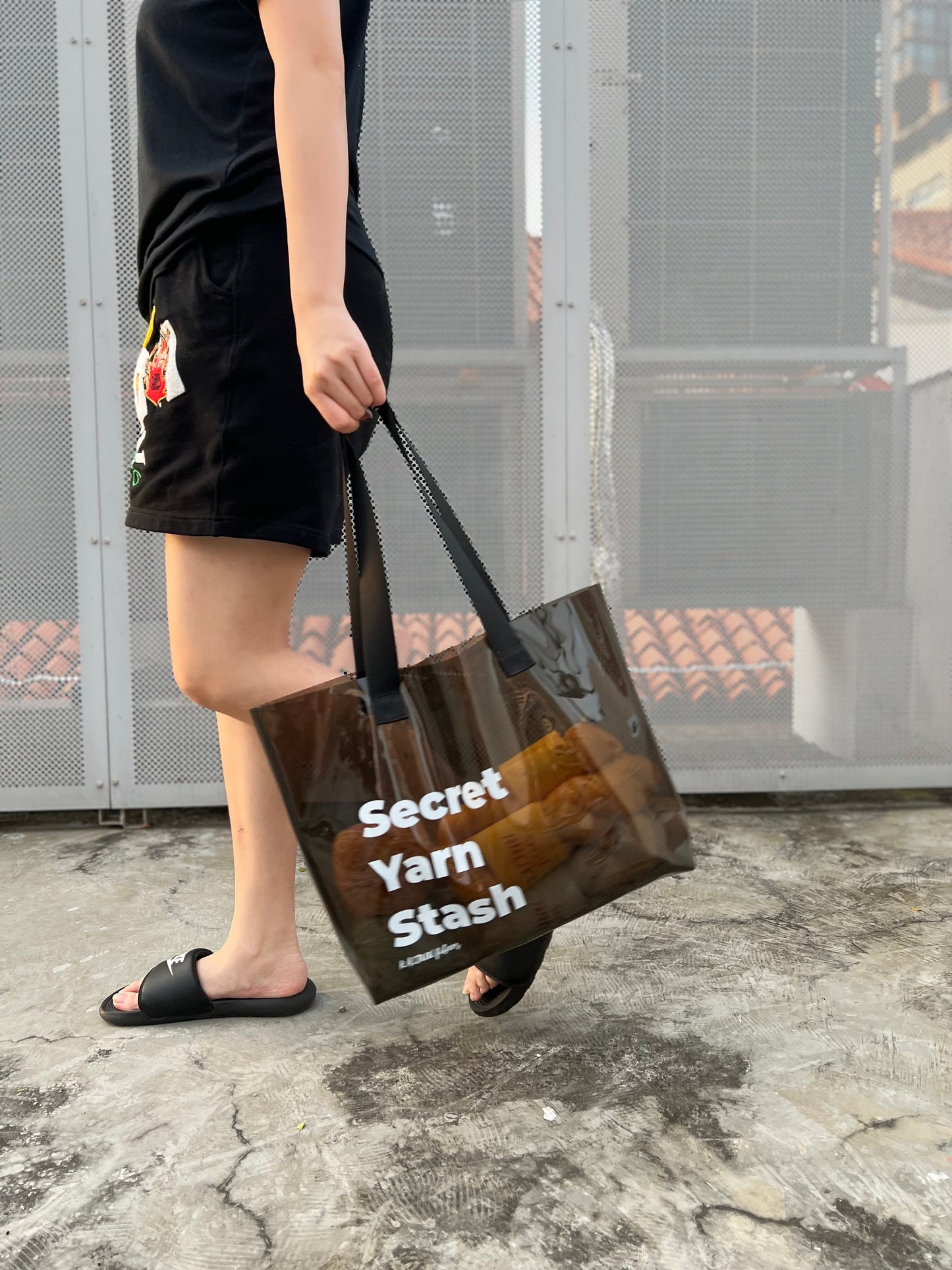 [PREORDER] Secret Yarn Stash Jelly Tote Bag (M Size)