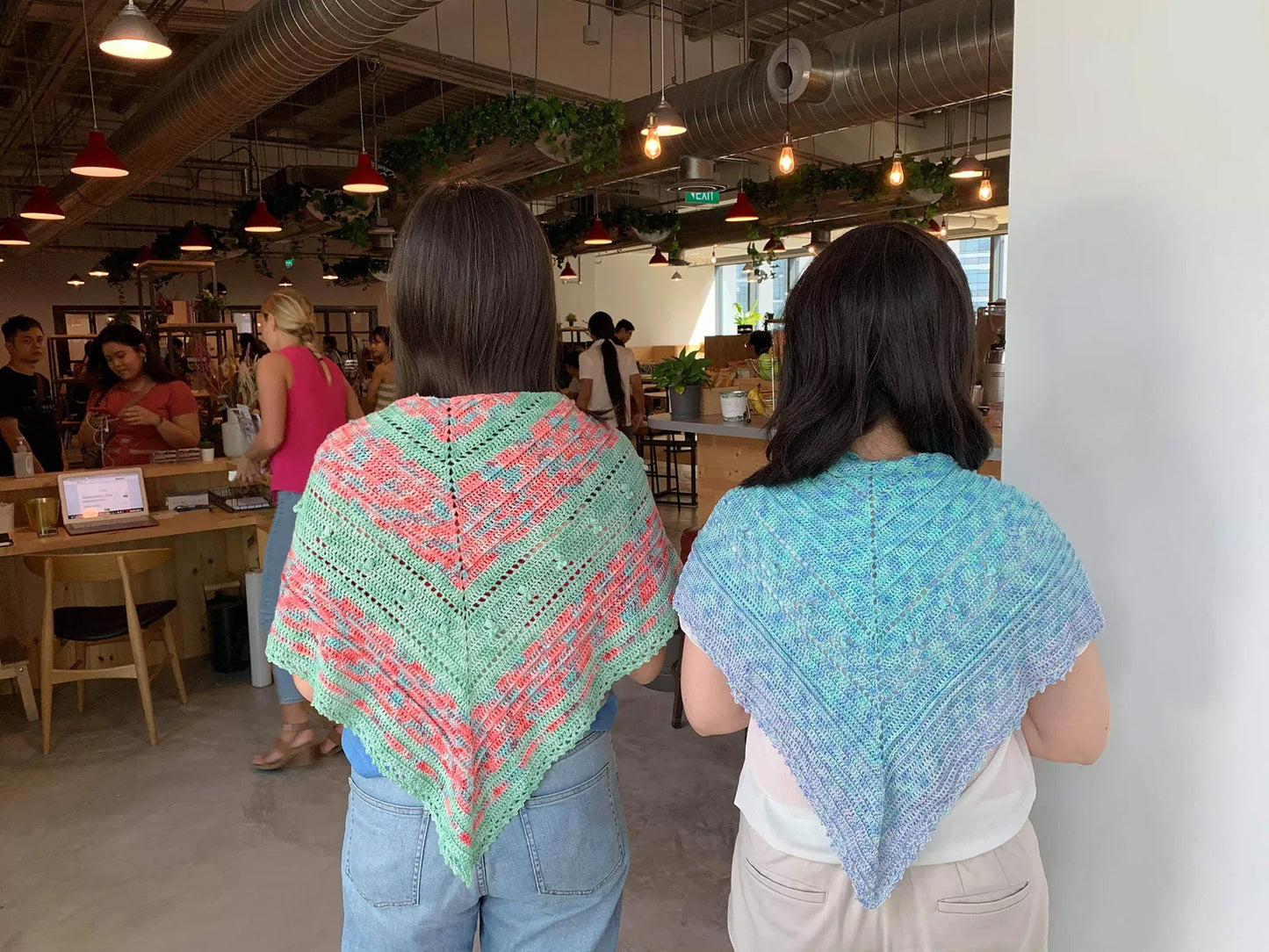 Crochet Pattern - Psychedelic Shrubs Shawl