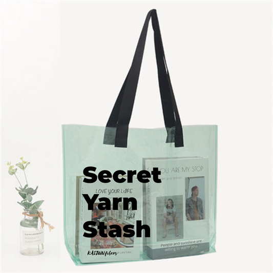 [PREORDER] Secret Yarn Stash Jelly Tote Bag (M Size)
