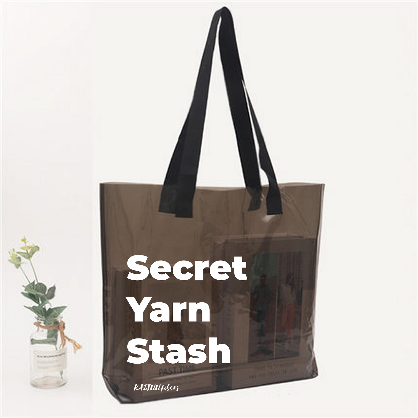 [PREORDER] Secret Yarn Stash Jelly Tote Bag (M Size)